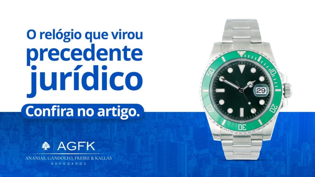 Capa de artigo do blog sobre precedente jurídico, com imagem de relógio